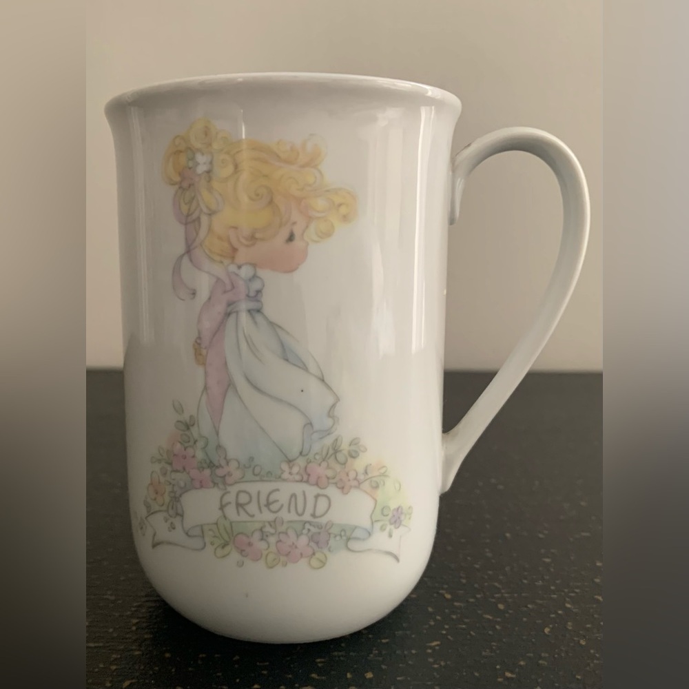 Vintage Precious Moments 1993 Porcelain Friends Mug